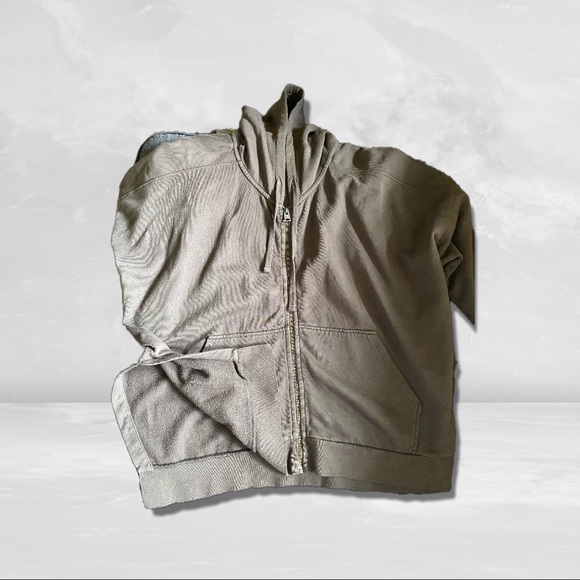 ALL SAINTS Emmy zip hoodie S/M green - Picture 3 of 4